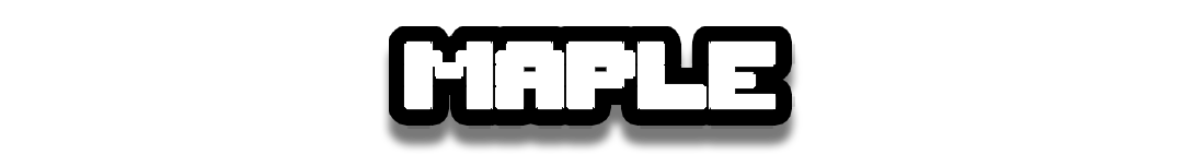 Maple ASCII name